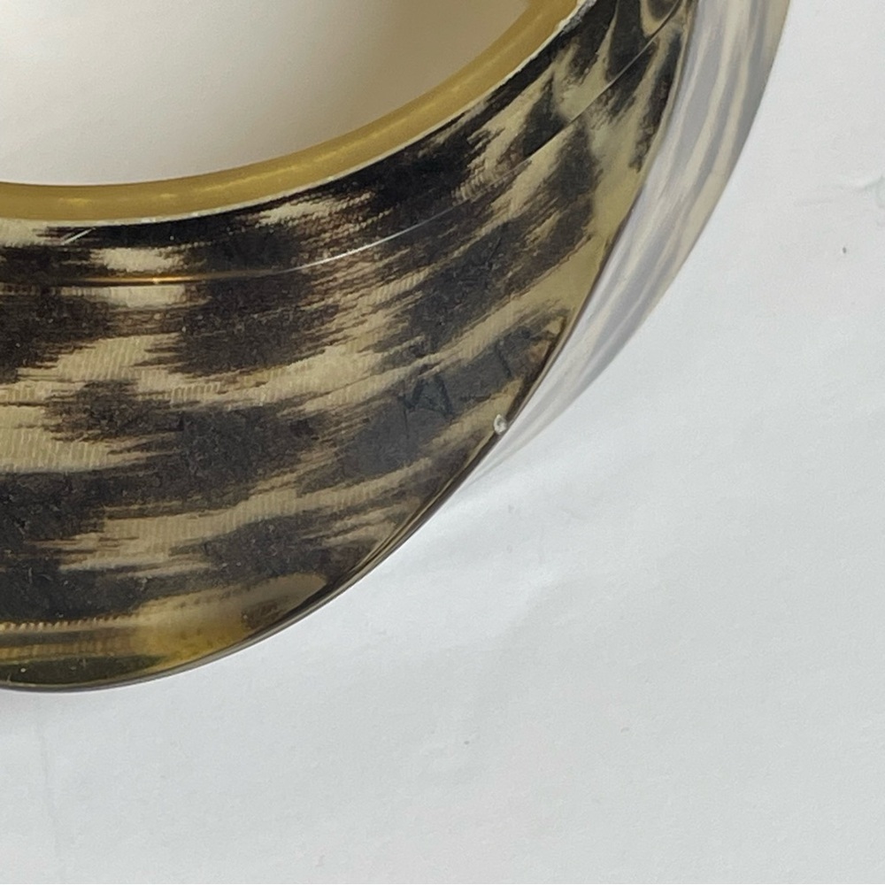 KATE SPADE IKAT RESIN POP ART LEOPARD BANGLE CUFF - Picture 8 of 13